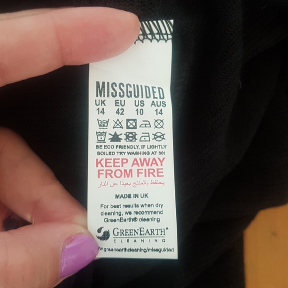 Misguided cropped top, size M - Picture 3 of 4